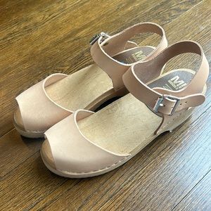 MIA Tan Leather Mules
